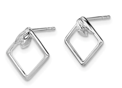 Sterling Silver Earrings Style QW453 - Classique Jewelry Inc.