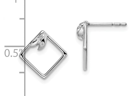 Sterling Silver Earrings Style QW453 - Classique Jewelry Inc.