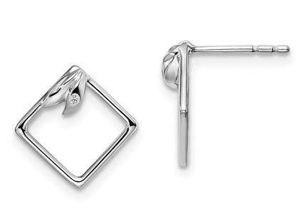 Sterling Silver Earrings Style QW453 - Classique Jewelry Inc.
