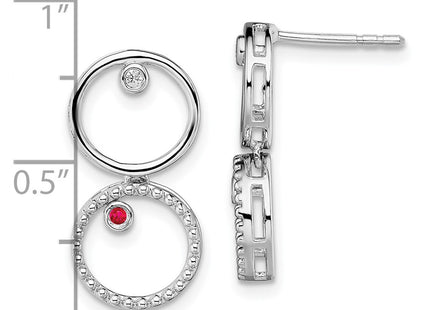 Sterling Silver Earrings Style QW460 - Classique Jewelry Inc.