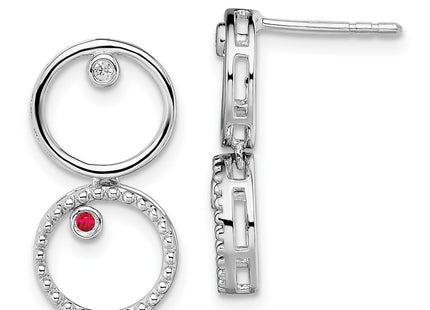 Sterling Silver Earrings Style QW460 - Classique Jewelry Inc.