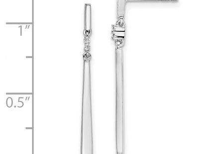 Sterling Silver Earrings Style QW462 - Classique Jewelry Inc.