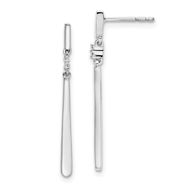 Sterling Silver Earrings Style QW462 - Classique Jewelry Inc.