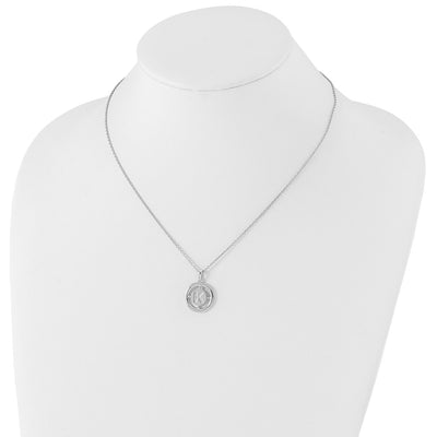 White Ice Sterling Silver Rhodium-plated Diamond Letter K Initial Necklace with Extender