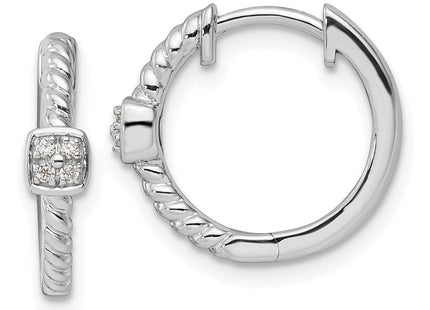 Sterling Silver Earrings Style QW505 - Classique Jewelry Inc.