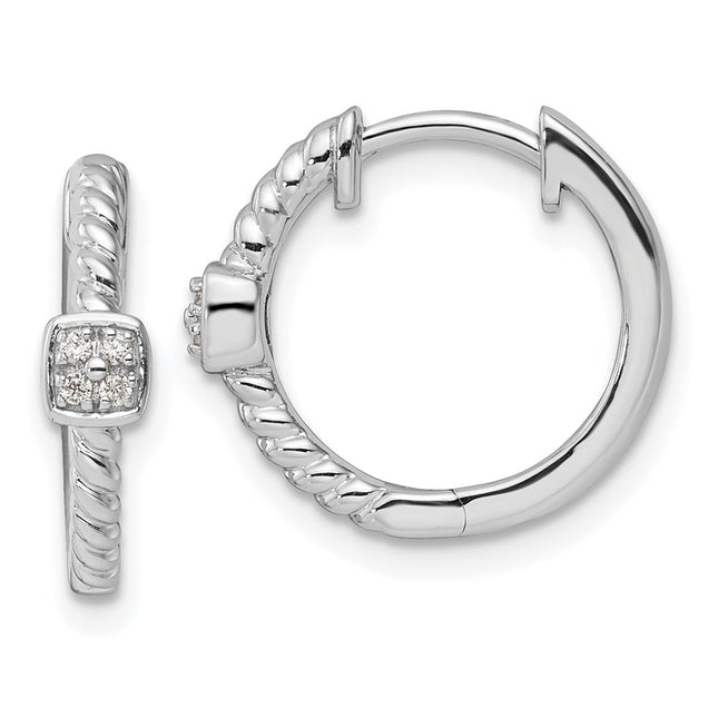 Sterling Silver Earrings Style QW505 - Classique Jewelry Inc.