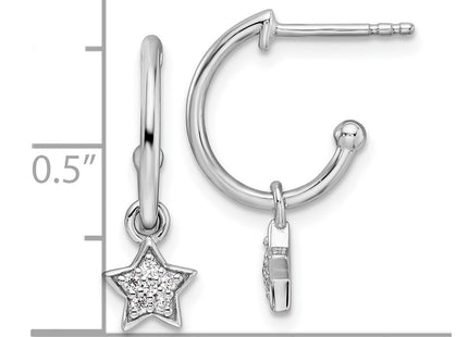Sterling Silver Earrings Style QW509 - Classique Jewelry Inc.
