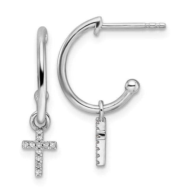 Sterling Silver Earrings Style QW513 - Classique Jewelry Inc.