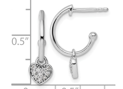 Sterling Silver Earrings Style QW525 - Classique Jewelry Inc.