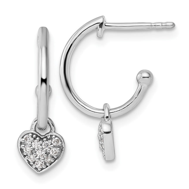 Sterling Silver Earrings Style QW525 - Classique Jewelry Inc.