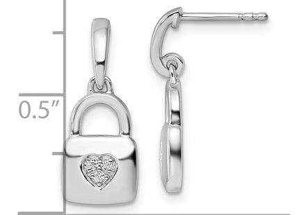 Sterling Silver Earrings Style QW526 - Classique Jewelry Inc.