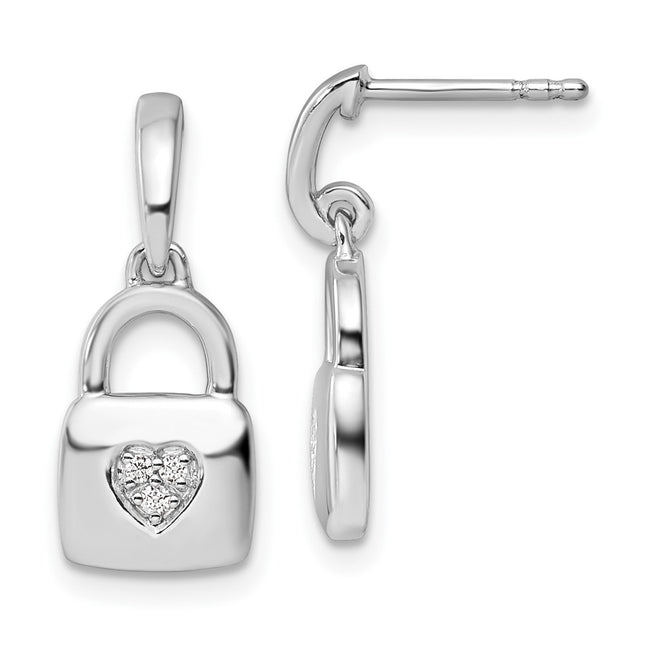 Sterling Silver Earrings Style QW526 - Classique Jewelry Inc.