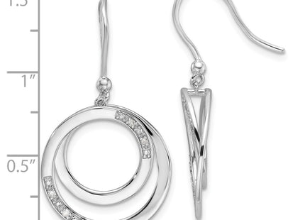 Sterling Silver Earrings Style QW553 - Classique Jewelry Inc.