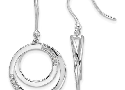 Sterling Silver Earrings Style QW553 - Classique Jewelry Inc.