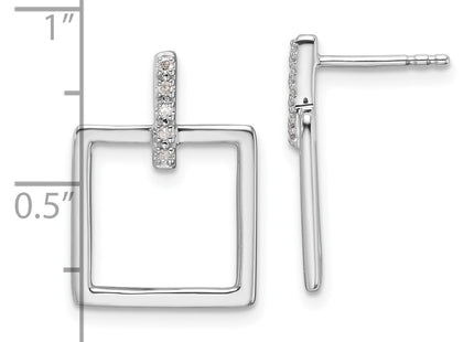 Sterling Silver Earrings Style QW558 - Classique Jewelry Inc.