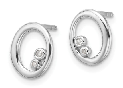 Sterling Silver Earrings Style QW561 - Classique Jewelry Inc.