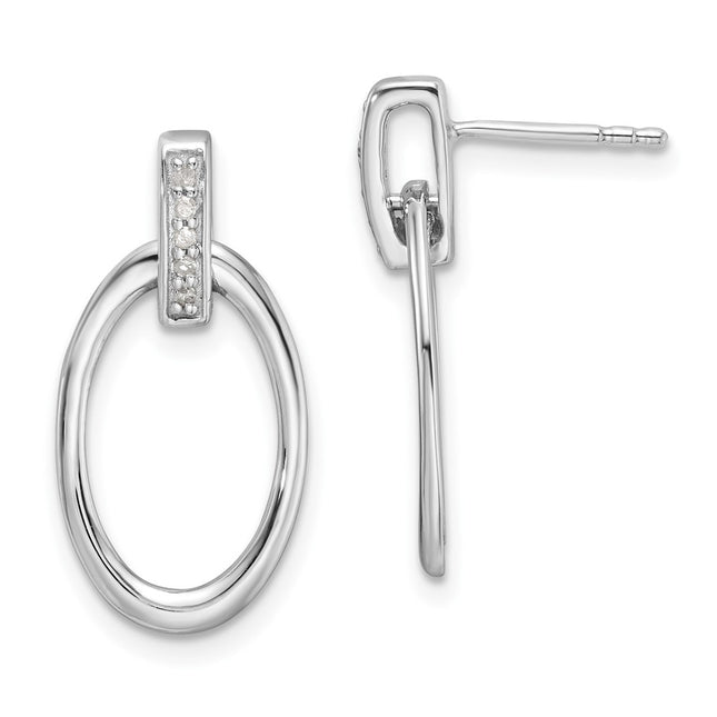 Sterling Silver Earrings Style QW563 - Classique Jewelry Inc.