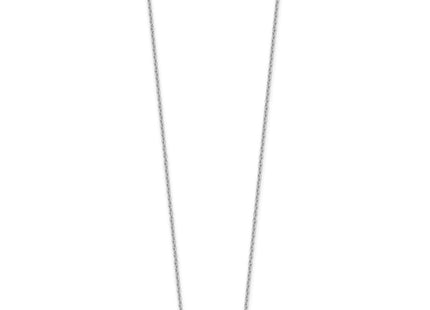 Sterling silver diamond infinity necklace, alternate view