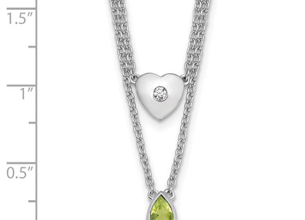 Sterling Silver Jewelry Style QW584PE - Classique Jewelry Inc.