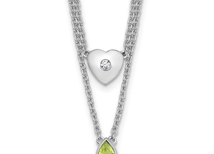 Sterling Silver Jewelry Style QW584PE - Classique Jewelry Inc.