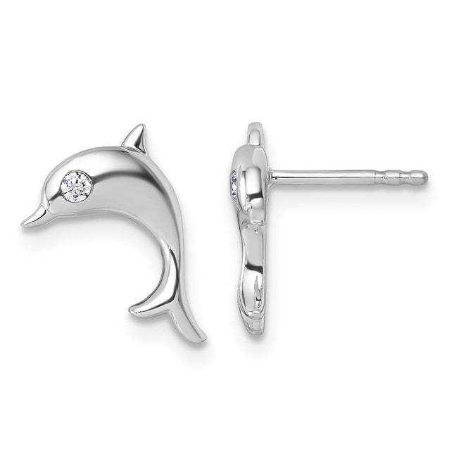 Sterling Silver Earrings Style QW597 - Classique Jewelry Inc.