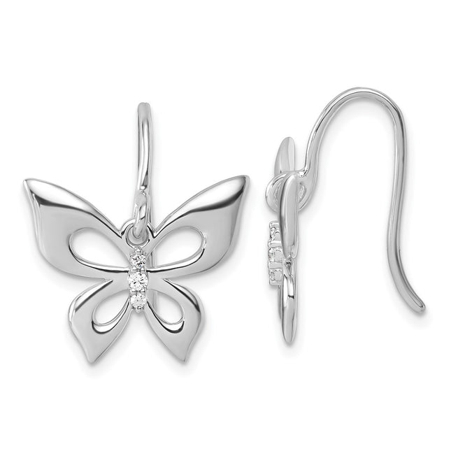 Sterling Silver Earrings Style QW601 - Classique Jewelry Inc.