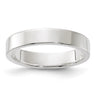 Sterling Silver Lightweight Flat Size 4 Band
