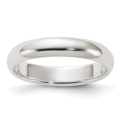 Sterling Silver Half Round Band