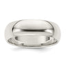 Sterling Silver Half Round Size 5.5 Band