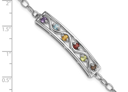 Sterling Silver Bracelets Style QX1001RB - Classique Jewelry Inc.