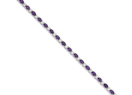 Sterling Silver Bracelets Style QX140AM - Classique Jewelry Inc.