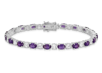 Sterling Silver Bracelets Style QX140AM - Classique Jewelry Inc.