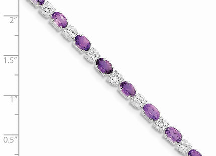 Sterling Silver Bracelets Style QX140AM - Classique Jewelry Inc.