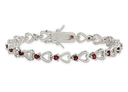 Sterling Silver Bracelets Style QX176GA - Classique Jewelry Inc.