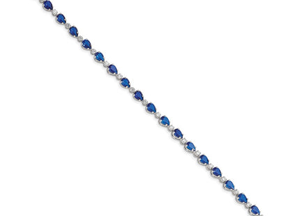 Sterling Silver Bracelets Style QX207CZ - Classique Jewelry Inc.