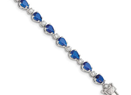 Sterling Silver Bracelets Style QX207CZ - Classique Jewelry Inc.