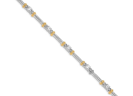 Sterling Silver Bracelets Style QX362CZ - Classique Jewelry Inc.
