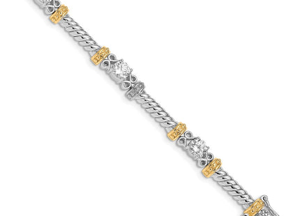 Sterling Silver Bracelets Style QX362CZ - Classique Jewelry Inc.