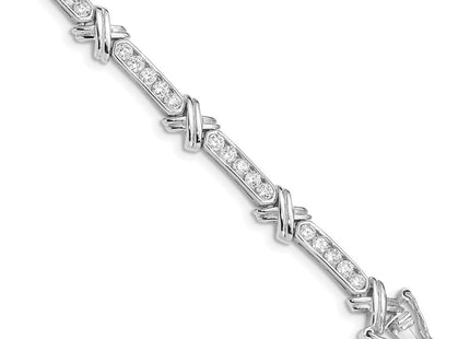 Sterling Silver Bracelets Style QX367CZ - Classique Jewelry Inc.