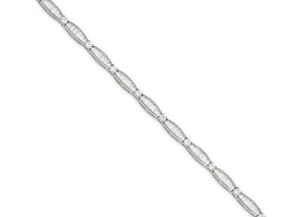 Sterling Silver Bracelets Style QX400CZ - Classique Jewelry Inc.