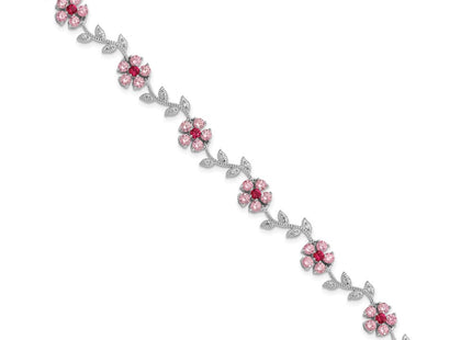 Sterling Silver Bracelets Style QX420CZ - Classique Jewelry Inc.