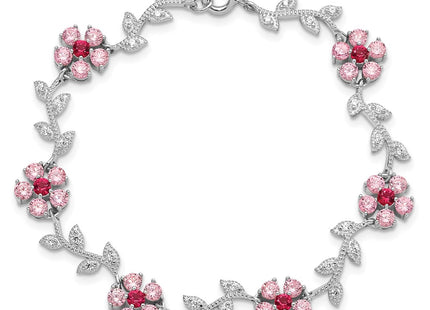 Sterling Silver Bracelets Style QX420CZ - Classique Jewelry Inc.