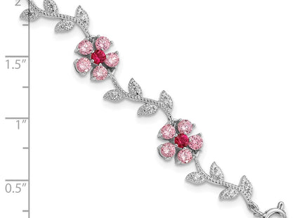 Sterling Silver Bracelets Style QX420CZ - Classique Jewelry Inc.