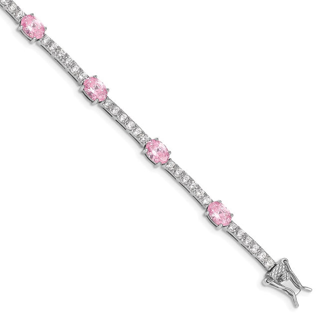 Sterling Silver Bracelets Style QX422CZ - Classique Jewelry Inc.