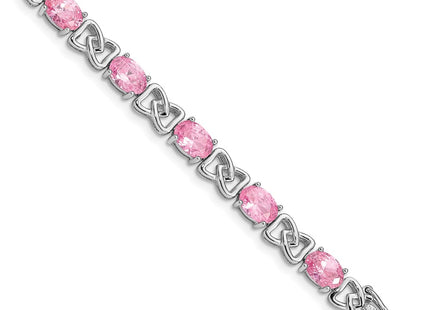 Sterling Silver Bracelets Style QX423CZ - Classique Jewelry Inc.