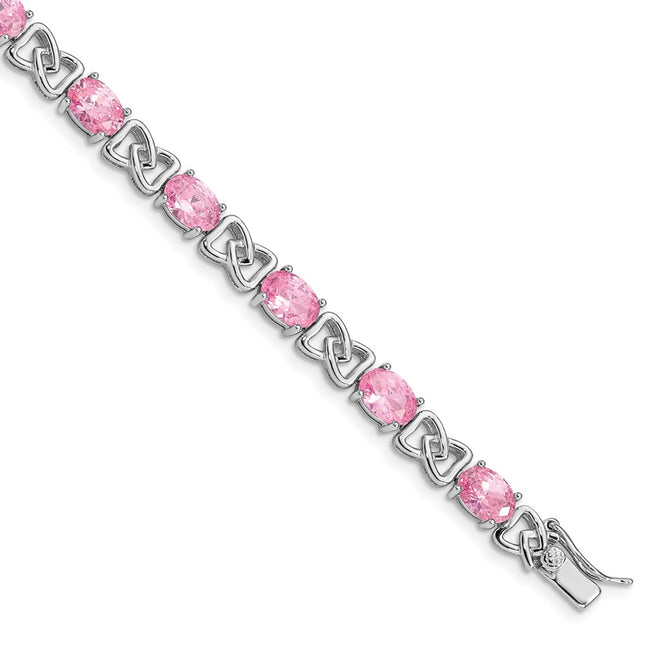 Sterling Silver Bracelets Style QX423CZ - Classique Jewelry Inc.