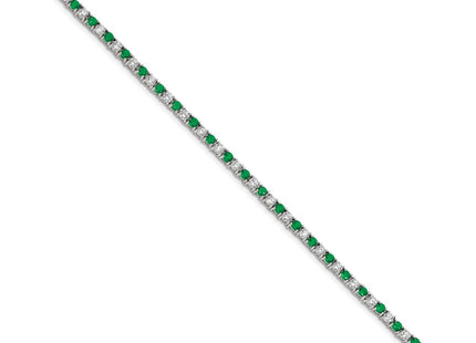 Sterling Silver Bracelets Style QX440CZ - Classique Jewelry Inc.