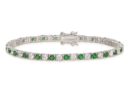 Sterling Silver Bracelets Style QX440CZ - Classique Jewelry Inc.