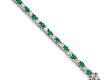 Sterling Silver Bracelets Style QX440CZ - Classique Jewelry Inc.