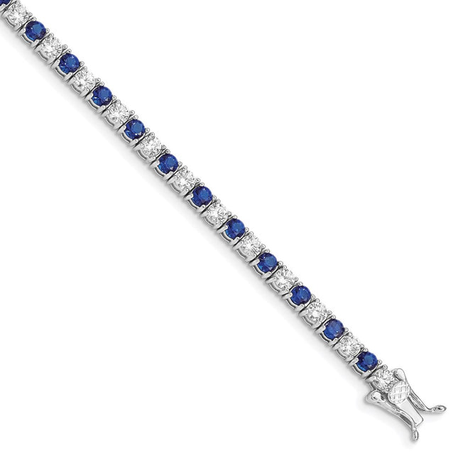 Sterling Silver Bracelets Style QX441CZ - Classique Jewelry Inc.